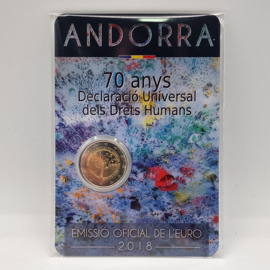 2018 Direitos Humanos - 2€ Andorra Coincard