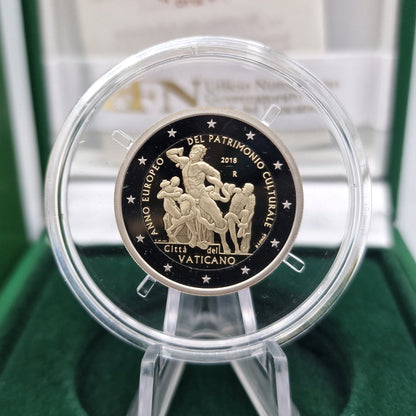 2018 Património Cultural - 2€ Vaticano Proof