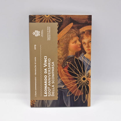 2019 "Leonardo Da Vinci" - 2€ San Marino Coincard