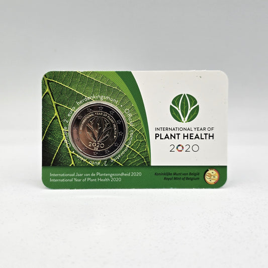 2020 International Year of Plant Health - €2 Belgium Coincard