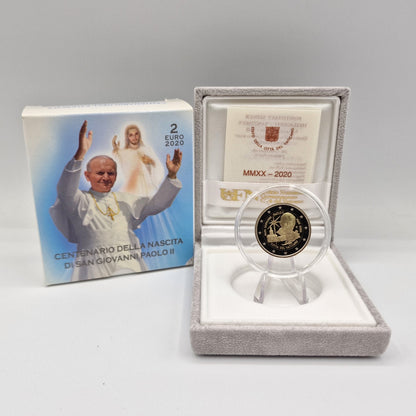 2020 "Pope John Paul II" - 2€ Vatican Proof