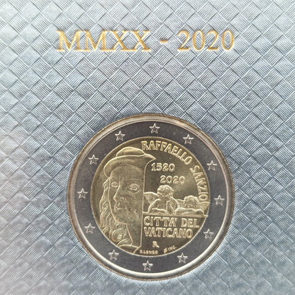 2020 Raffaello - 2€ Vaticano Coincard