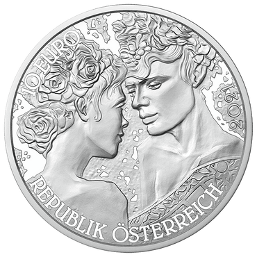 2021 Rosa - 10€ Áustria Proof