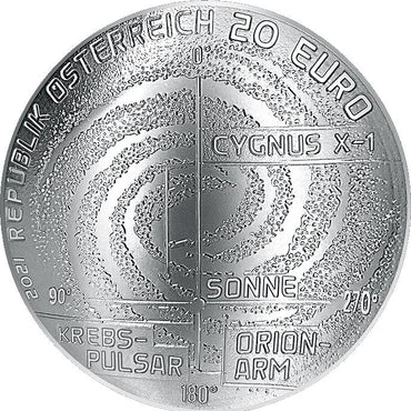 2021 Milky Way (A Via Láctea) - 20€ Áustria Proof