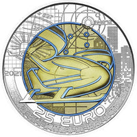 2021 Smart Mobility - €25 Austria Niobium Proof
