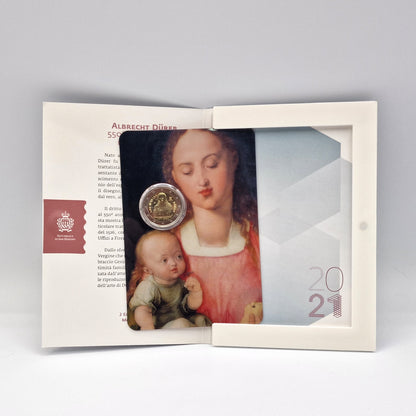 2021 "Albrecht Durer" - 2€ San Marino Coincard