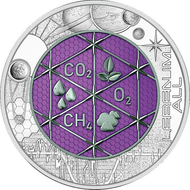 2022 Vida Extraterrestre - 25€ Áustria Niobium Proof