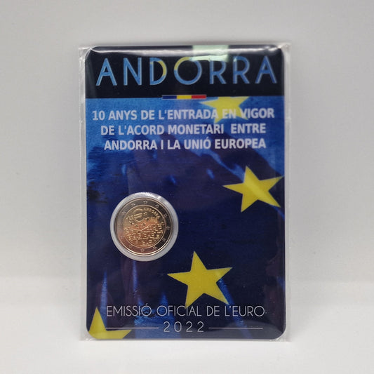 2022 Acordo Monetário - 2€ Andorra Coincard