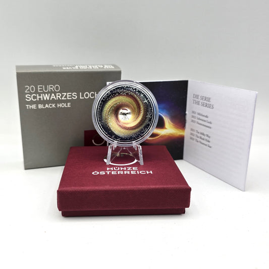 2022 Black Hole - €20 Austria Proof