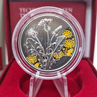 2022 Dandelion Flower (Yellow) - 10€ Austria Proof
