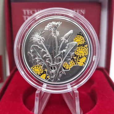 2022 Flôr Dente-de-Leão (Amarela) - 10€ Áustria Proof