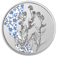 2023 Forget-Me-Not Flower (Blue) - 10€ Austria Proof
