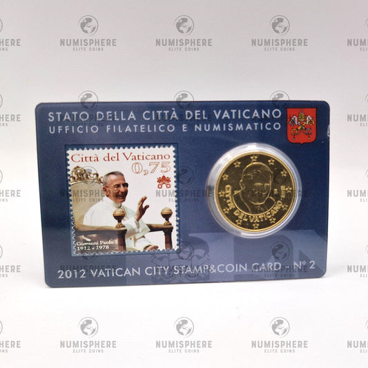 2012 50 Cent - Vaticano Coincard - 50 Cent, Coincard