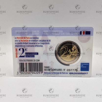 2020  Investigação Médica - 2€ França Heros Coincard - 2 Euro, Coincard