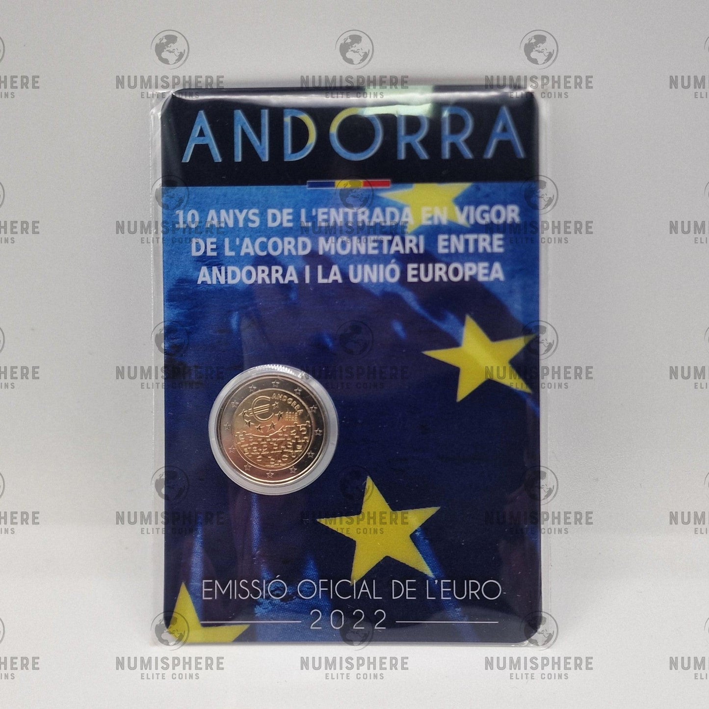 2022 Acordo Monetário - 2€ Andorra Coincard - 2 Euro, Coincard