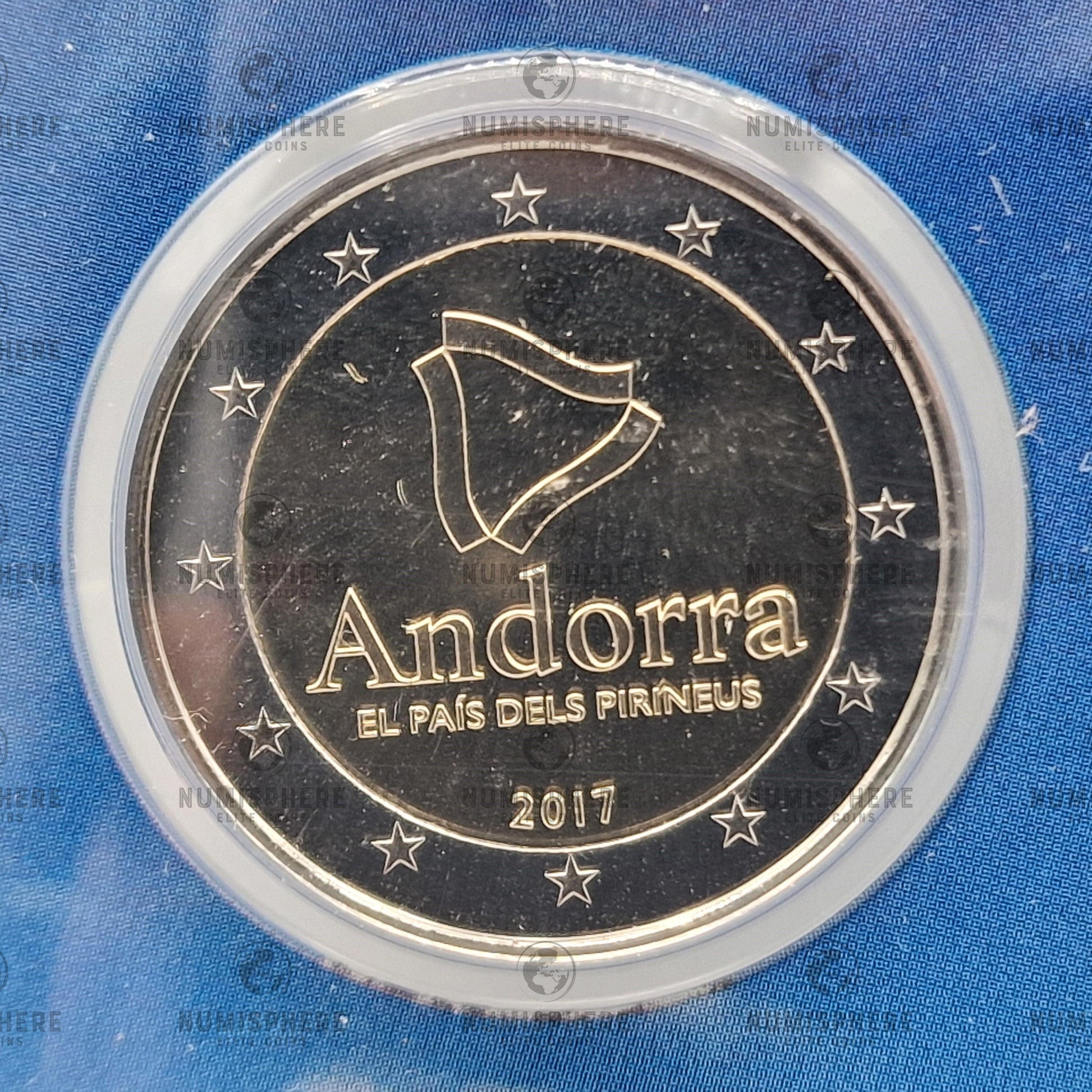 2017 País dos Pirinéus - 2€ Andorra Coincard - 2 Euro, Coincard