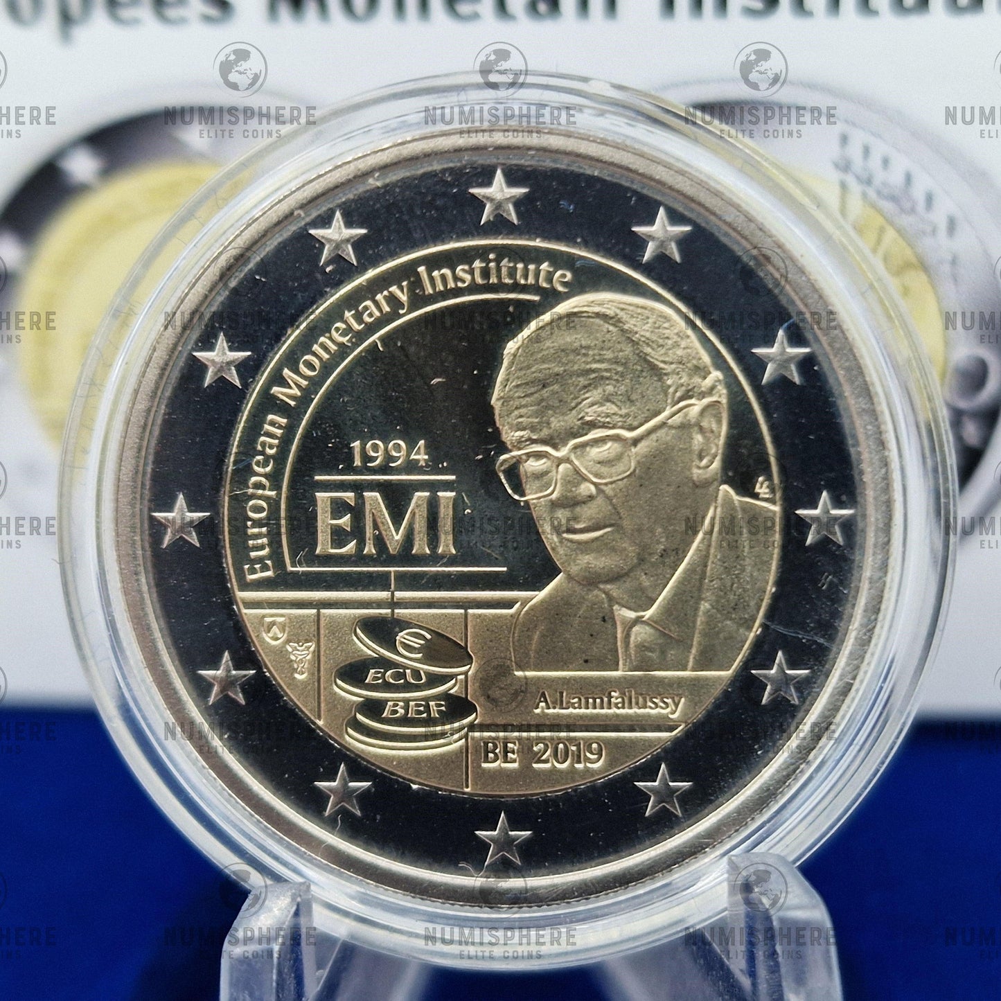 2019 EMI - 2€ Bélgica Proof - 2 Euro, Proof