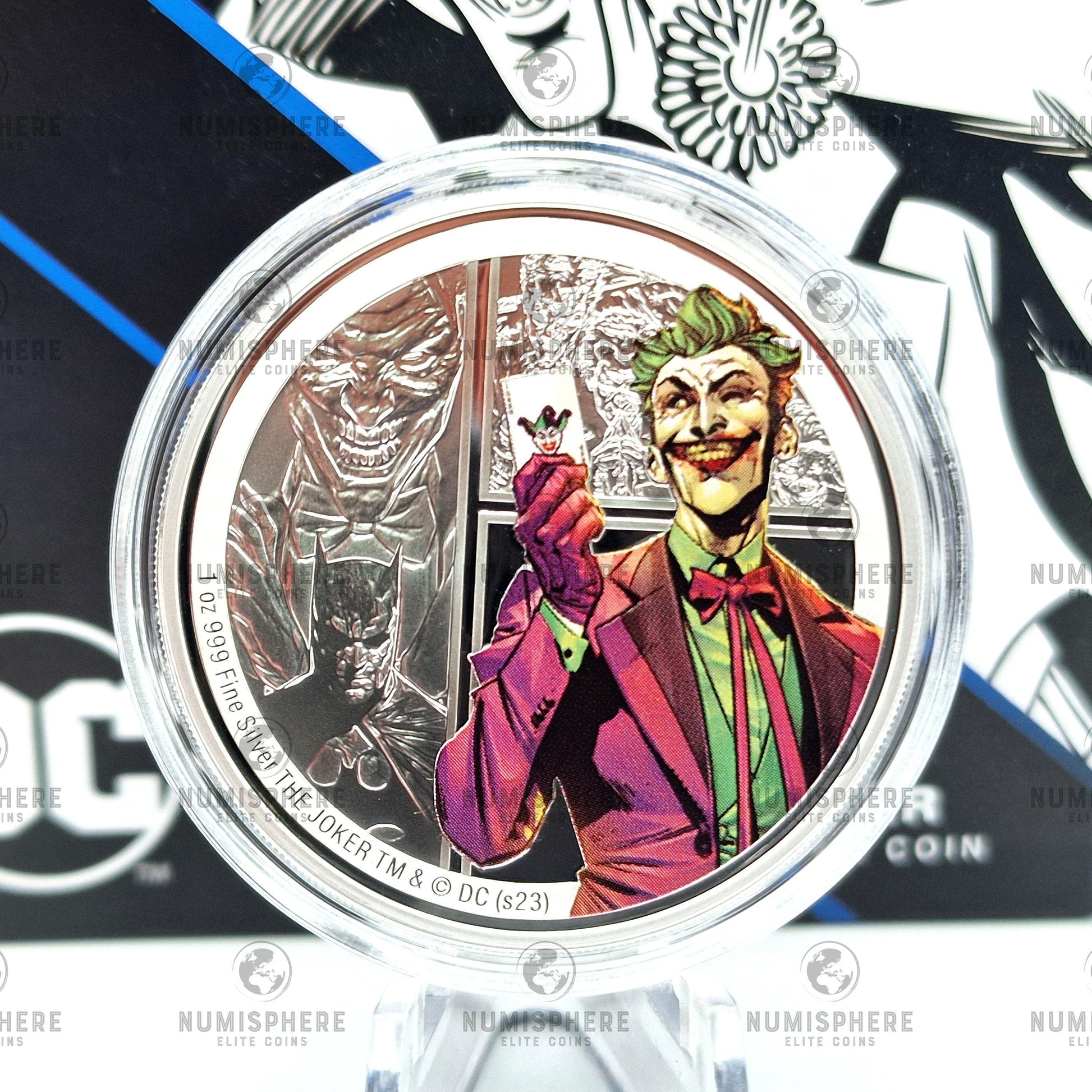 2023 "O JOKER" DC Villains 2$ (Prata) - Niue - 