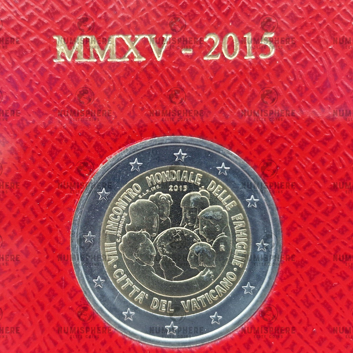 2015 Encontro Mundial das Famílias - 2€ Vaticano Coincard - 2 Euro, Coincard