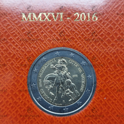 2016 Misericórdia - 2€ Vaticano Coincard - 2 Euro, Coincard