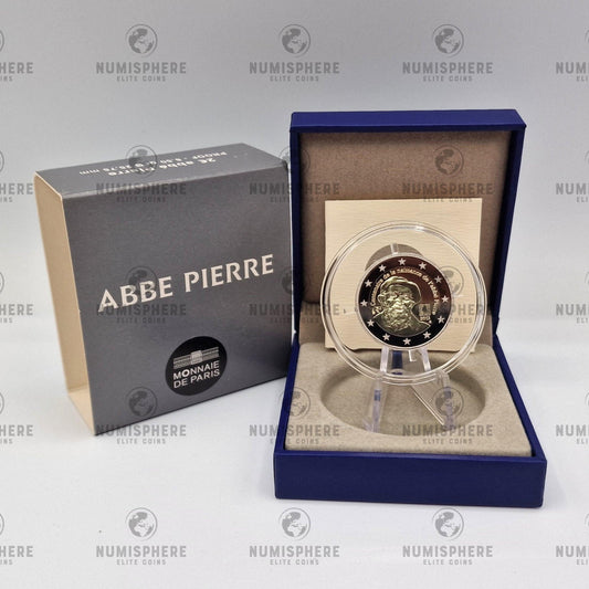 2012 "Abbé Pierre" - 2€ França Proof - 2 Euro, Proof