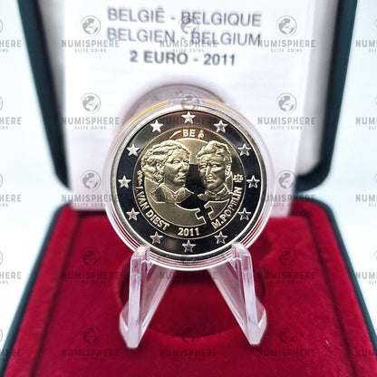 2011 Dia Internacional da Mulher - 2€ Bélgica Proof - 2 Euro, Proof