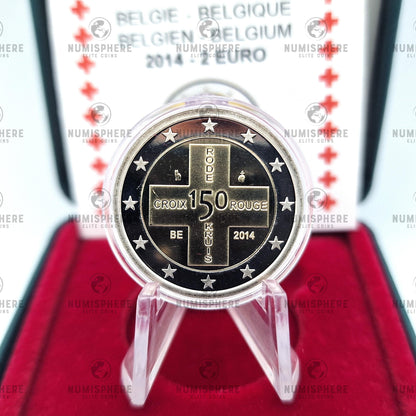 2014 Cruz Vermelha - 2€ Bélgica Proof - 2 Euro, Proof