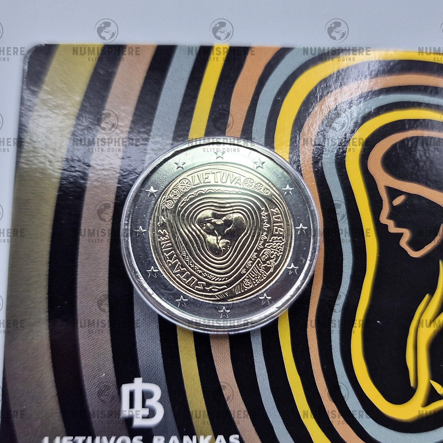 2019 Sutartines 2€ - Lituânia Coincard - 2 Euro, Coincard