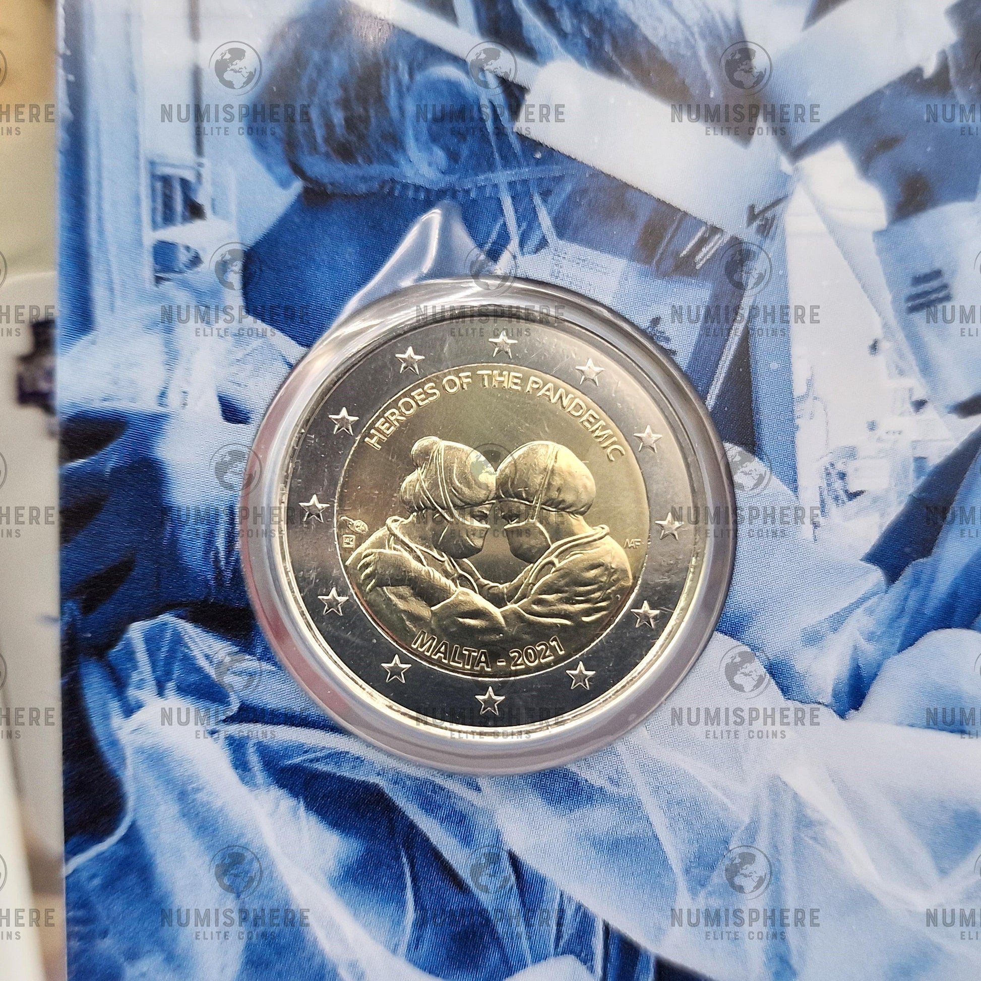 2021 Heróis da Pandemia - Malta BU - 2 Euro, BU