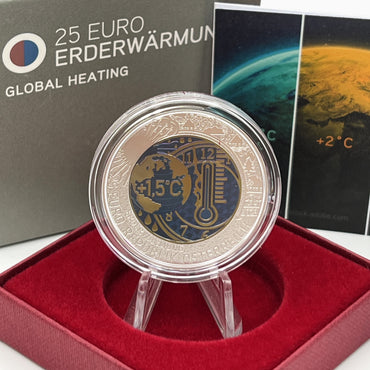 2023 Aquecimento Global - 25€ Áustria Niobium Proof