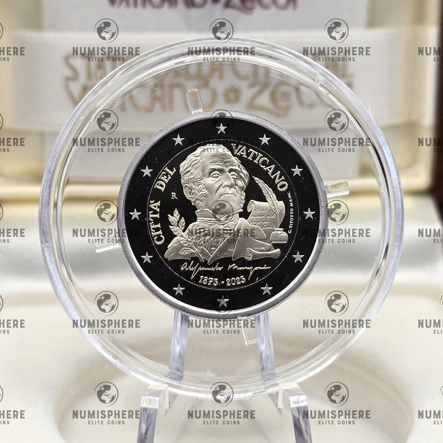 2023 Manzoni 2€ - Vatican Proof