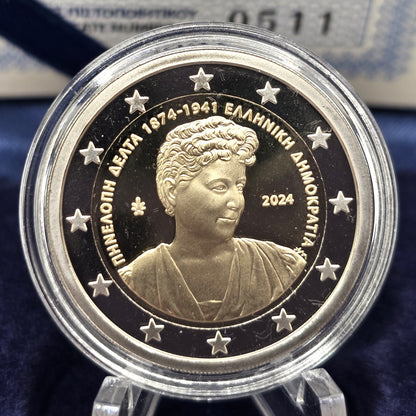 2024 Penelope Delta 2€ - Greece Proof