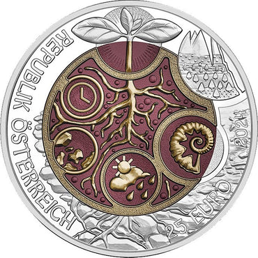 2024 Edaphon - 25€ Áustria Niobium Proof