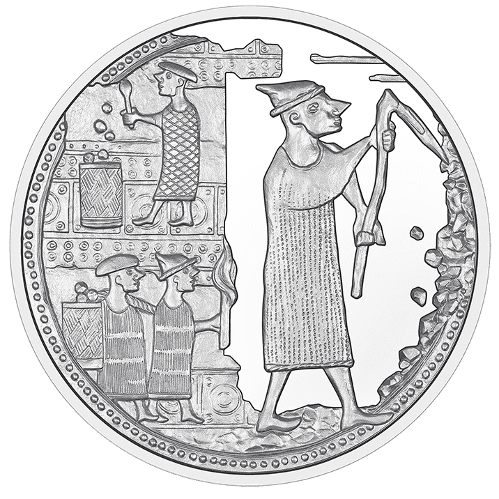 2024 Mineração do Sal - Bergbau - 20€ Áustria Proof