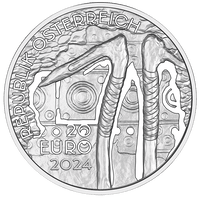 2024 Mineração do Sal - Bergbau - 20€ Áustria Proof