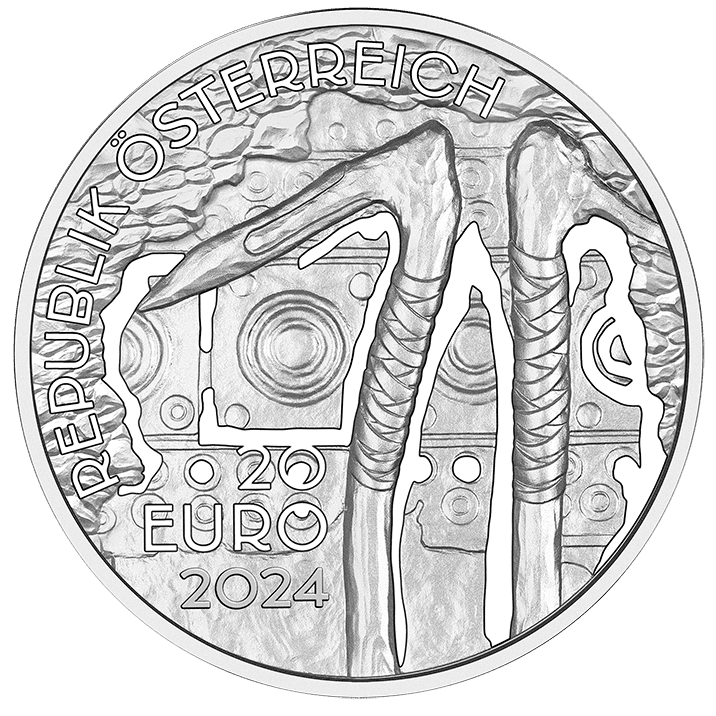 2024 Mineração do Sal - Bergbau - 20€ Áustria Proof