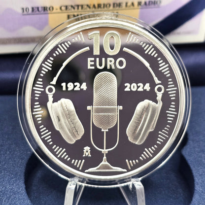 2024 Centenary of Radio - 10€ Spain Proof