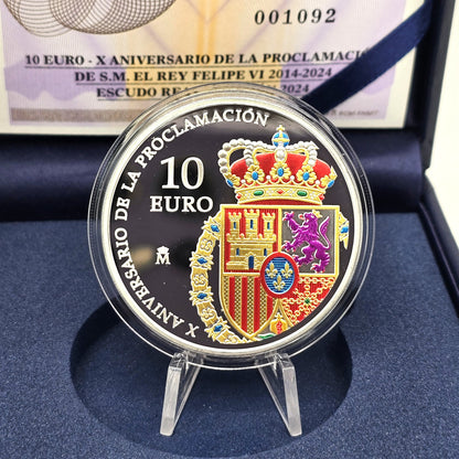 2024 Felipe VI - 10€ Spain Proof