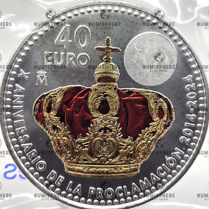 2024 Felipe VI - 40€ Espanha Proof