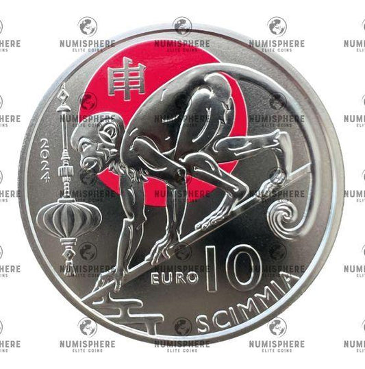 2024 Chinese Lunar Calendar "Monkey" 10€ - San Marino