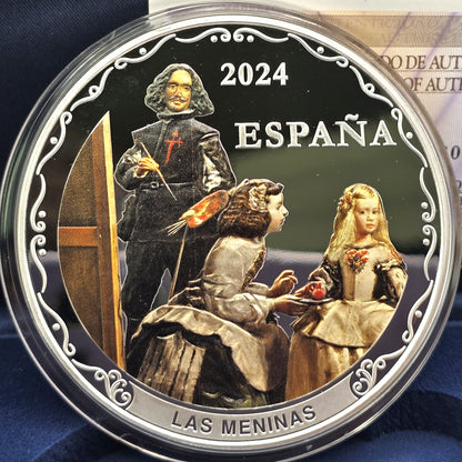 2024 Velázquez 'Las Meninas' Cincuentín - 50€ Espanha Proof