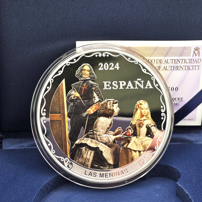 2024 Velázquez 'Las Meninas' Cincuentín - 50€ Espanha Proof