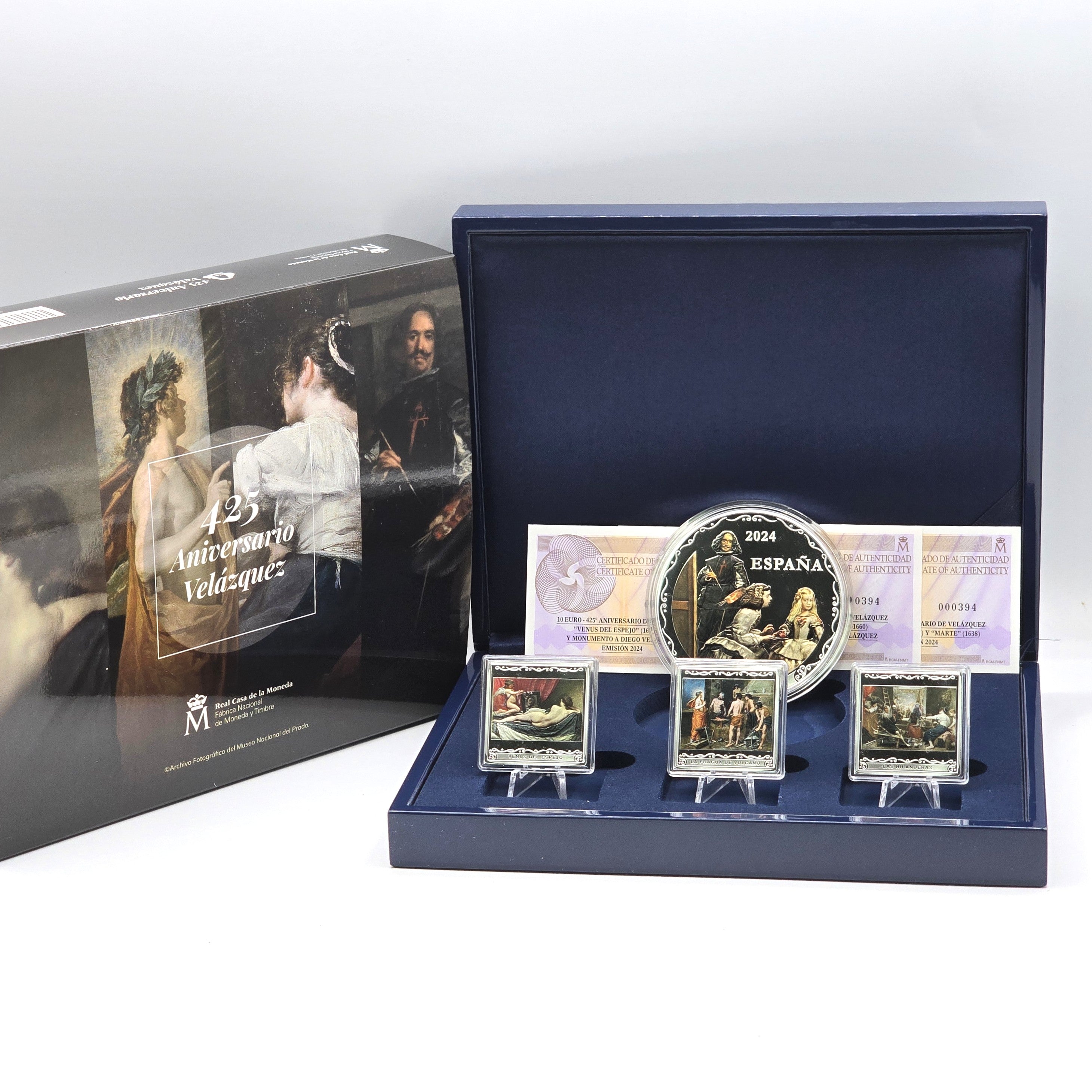 2024 Velázquez Prata (Full set) - 80€  Espanha Proof