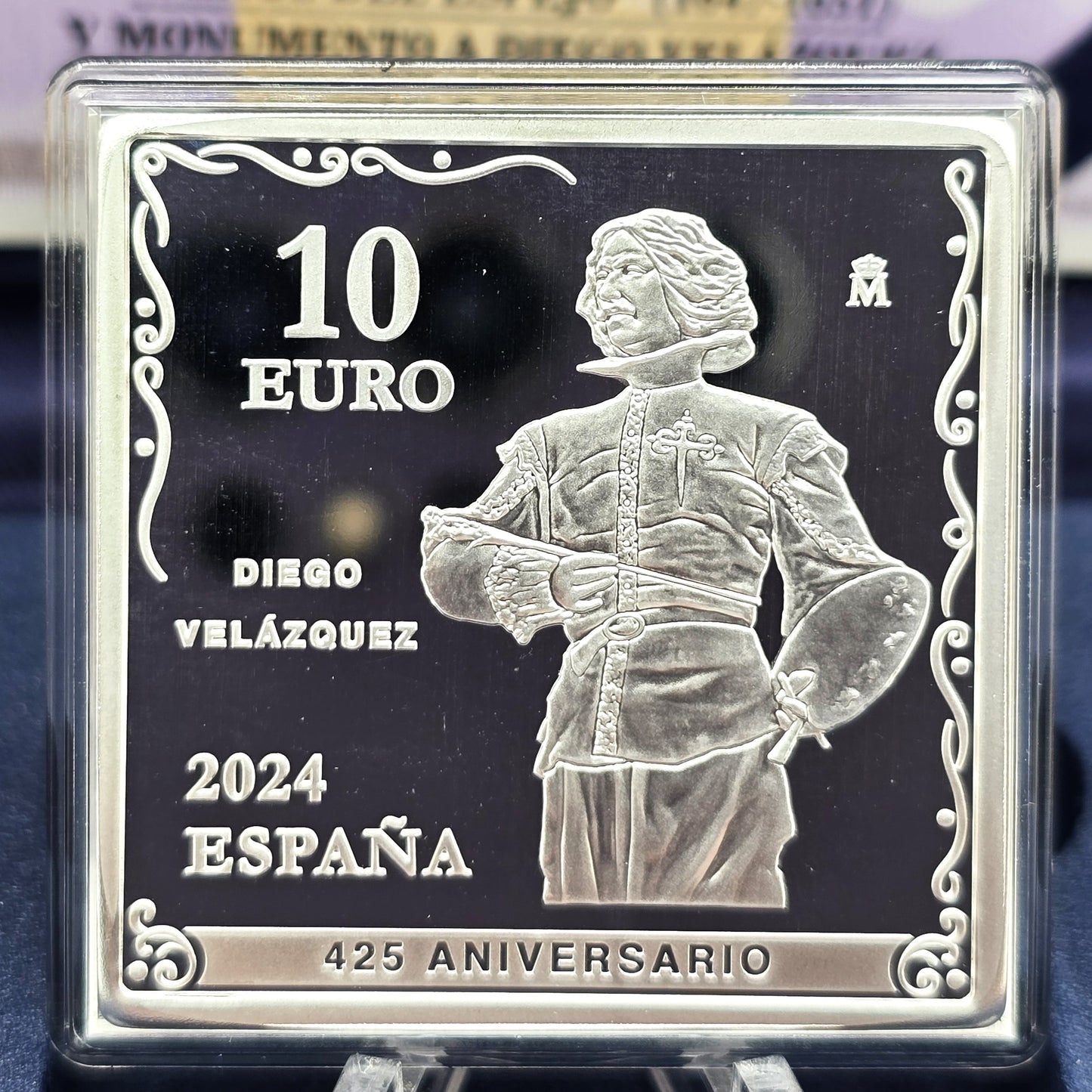 2024 Velázquez 'Spinners' 1oz - 10€ Spain Proof