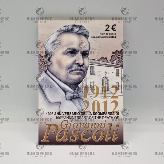 2012 Giovanni Pascoli 2€ - Itália Coincard