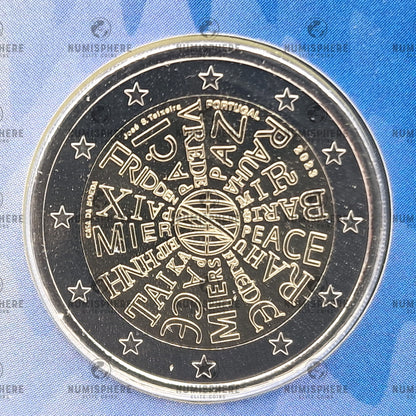 2023 Uma moeda pela PAZ - 2€ Portugal Coincard