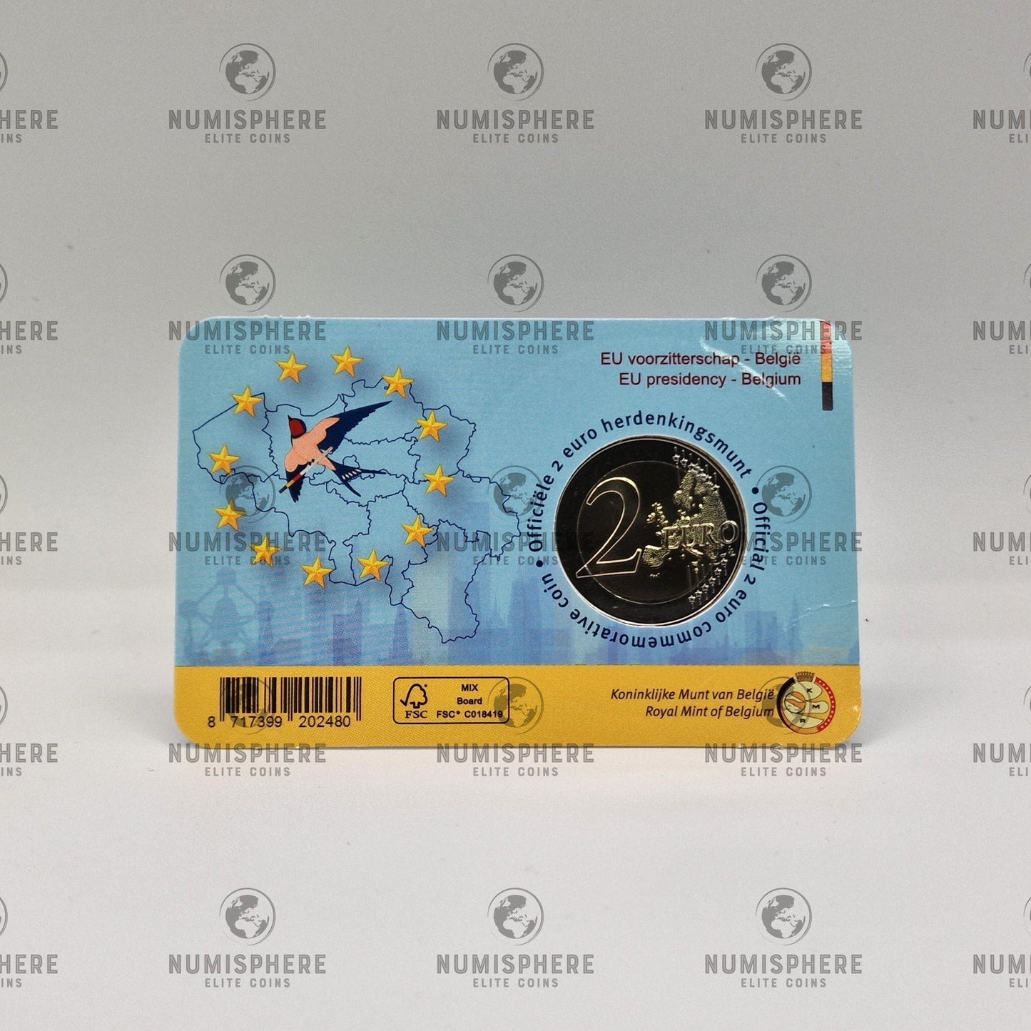 2024 Presidência Europeia - 2€ Bélgica FR Coincard