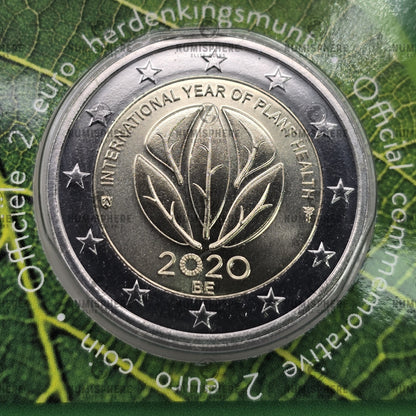 2020 International Year of Plant Health - €2 Belgium Coincard