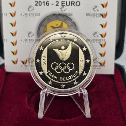 2016 Olympic Team - 2€ Belgium Proof