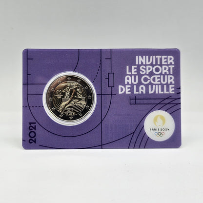2021 Sep (5X) Olympic Games 2024 - €2 France Coincard
